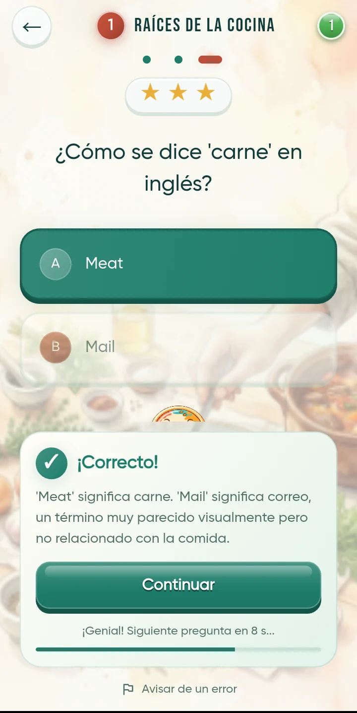 Una respuesta correcta con su explicación